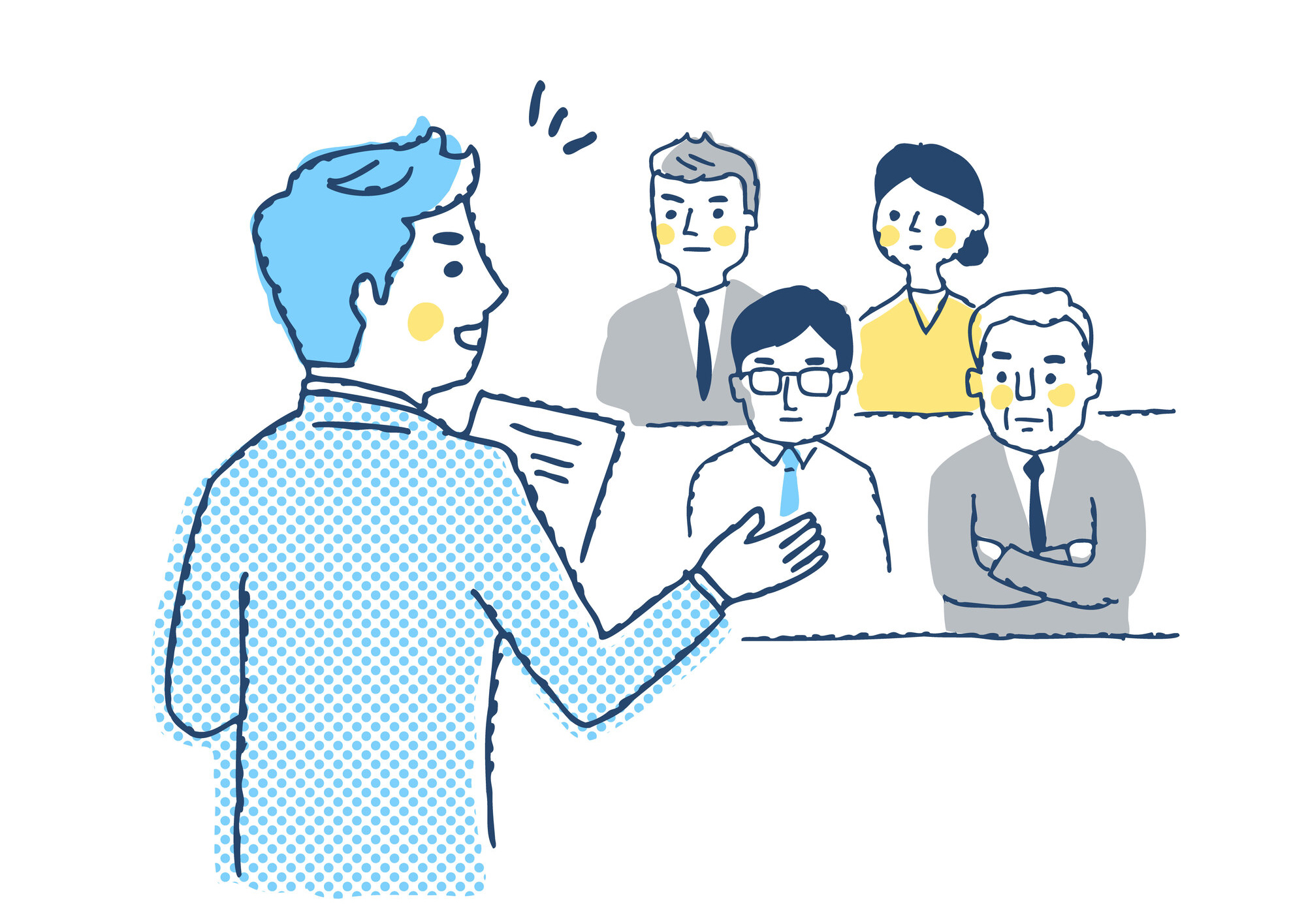 イラスト：講演会のイメージ